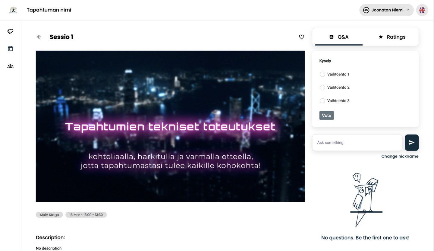 Webinaari palveluna - toimiva alusta on tärkeää