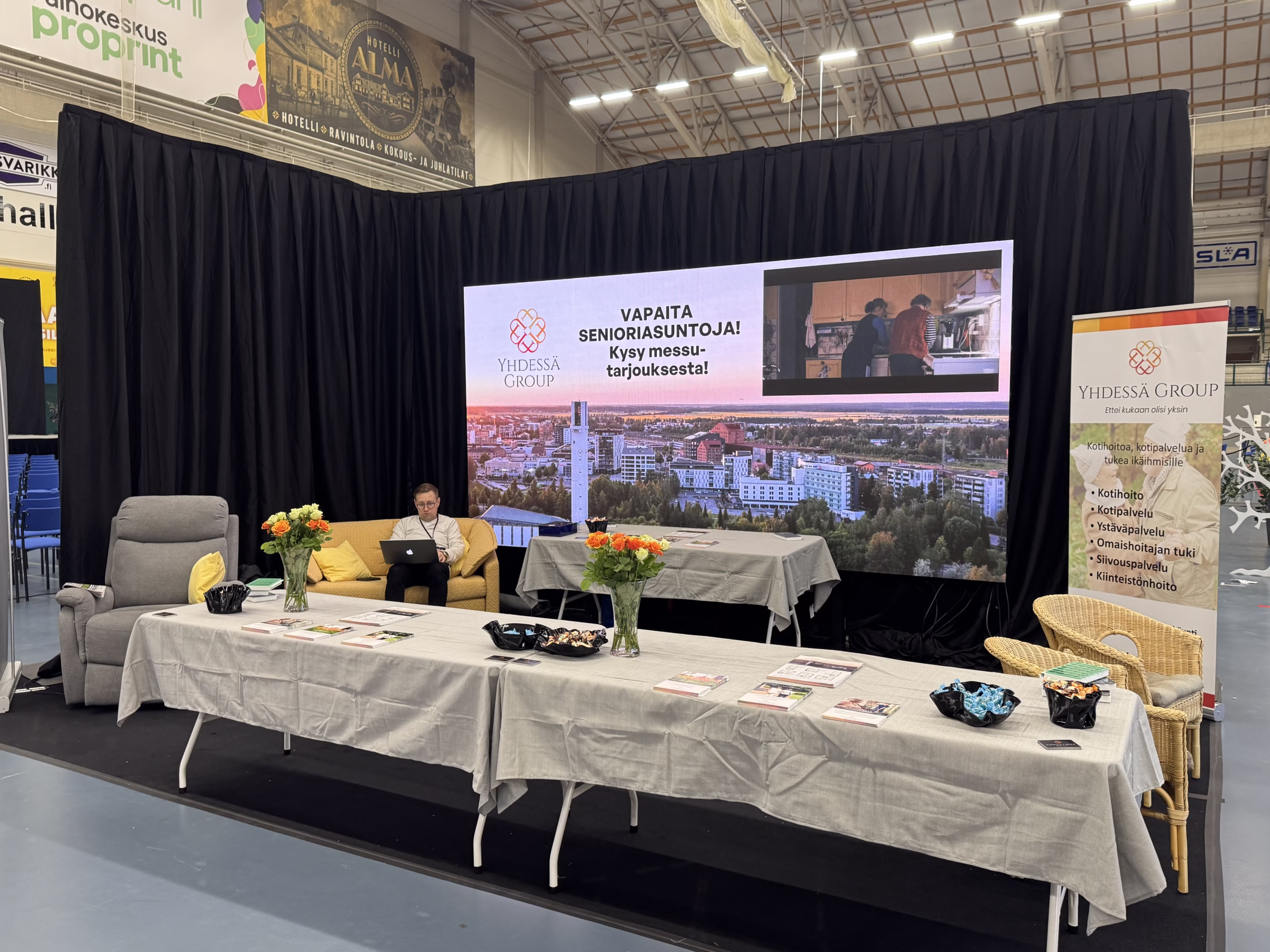 Messupiste Parasta aikaa -messuille Seinäjoella