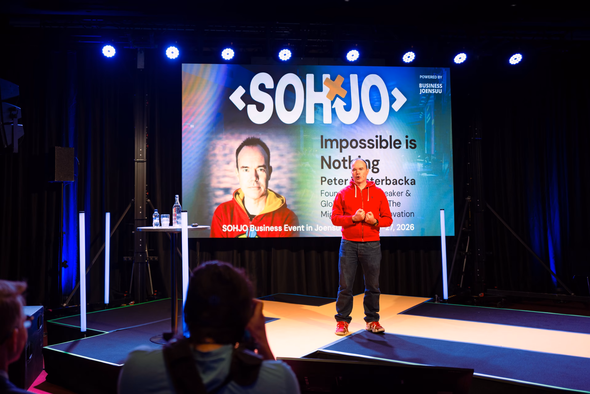 Sohjo 2026 Business Eventin tapahtumatekniikan kokonaisvaltainen toteutus Joensuussa